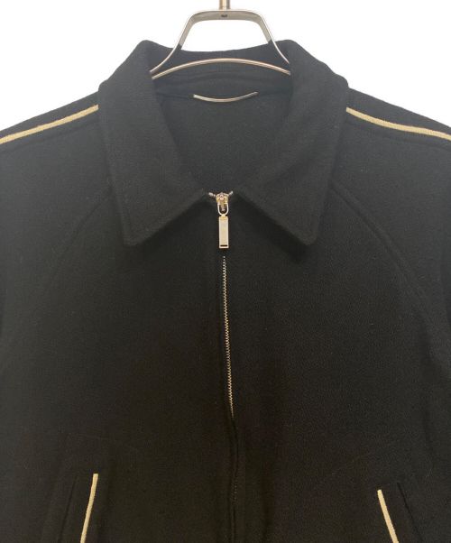 Saint Laurent Paris（サンローランパリ）Saint Laurent Paris (サンローランパリ) ウール ジップ テディ ジャケット ブラック サイズ:46の古着・服飾アイテム