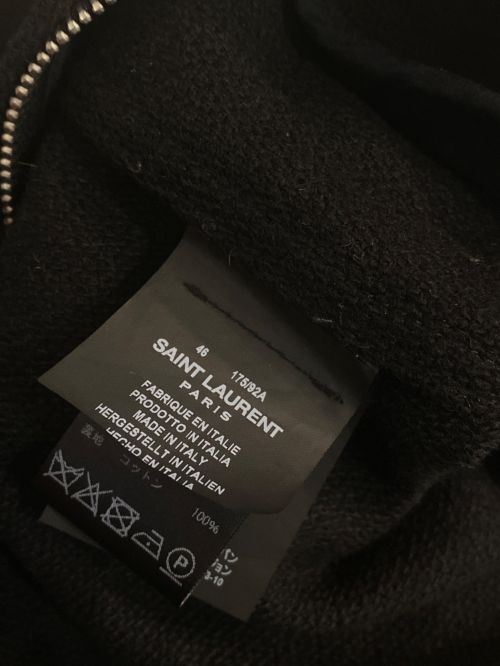 Saint Laurent Paris（サンローランパリ）Saint Laurent Paris (サンローランパリ) ウール ジップ テディ ジャケット ブラック サイズ:46の古着・服飾アイテム