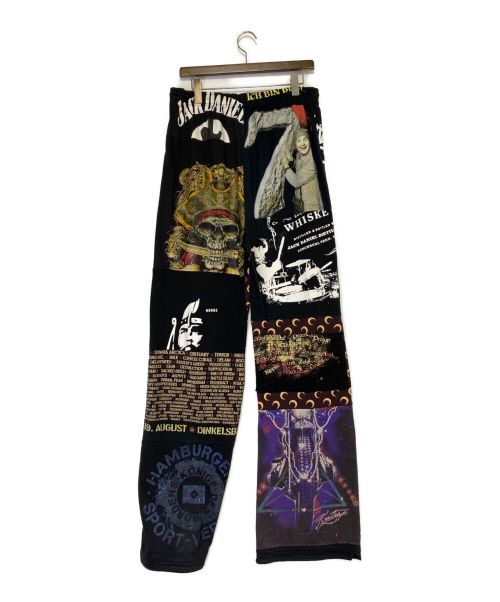 MARINE SERRE（マリーンセル）MARINE SERRE (マリーンセル) AWGE (エーダブルジーイー) ドッキングロングパンツ ブラック サイズ:Mの古着・服飾アイテム