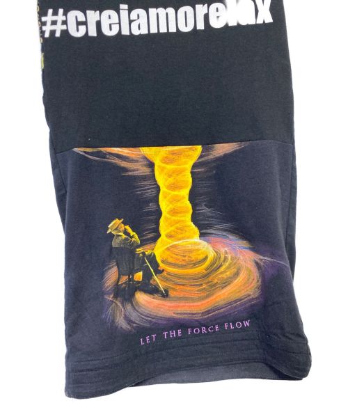 MARINE SERRE（マリーンセル）MARINE SERRE (マリーンセル) AWGE (エーダブルジーイー) ドッキングロングパンツ ブラック サイズ:Mの古着・服飾アイテム