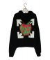 OFFWHITE（オフホワイト）の古着「Apple Over Flatlock Hoodie」｜ブラック