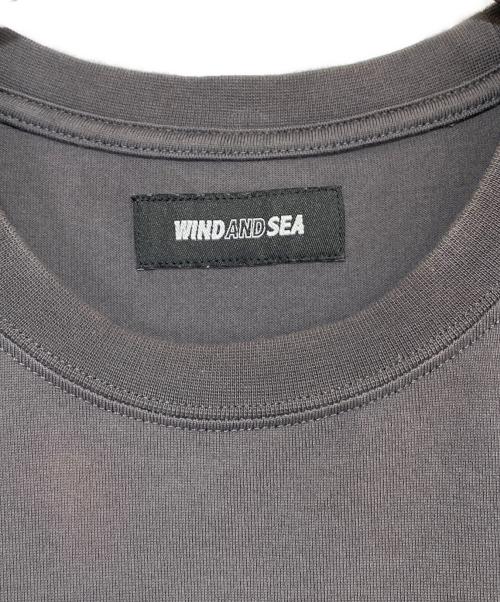 WIND AND SEA（ウィンダンシー）WIND AND SEA (ウィンダンシー) SEA Logo S／S Tee グレー サイズ:XLの古着・服飾アイテム
