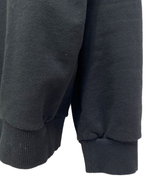 CELINE（セリーヌ）CELINE (セリーヌ) 23SS ロゴコットンクルーネックスウェット ブラック×イエロー サイズ:Lの古着・服飾アイテム