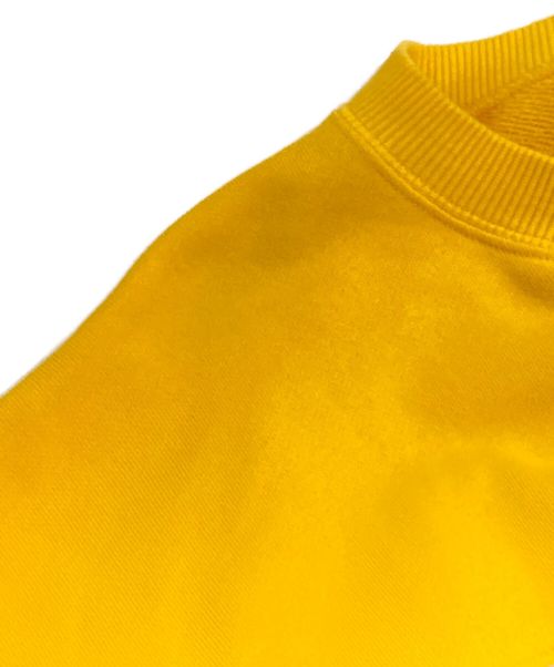 CELINE（セリーヌ）CELINE (セリーヌ) 23SS ロゴコットンクルーネックスウェット ブラック×イエロー サイズ:Lの古着・服飾アイテム