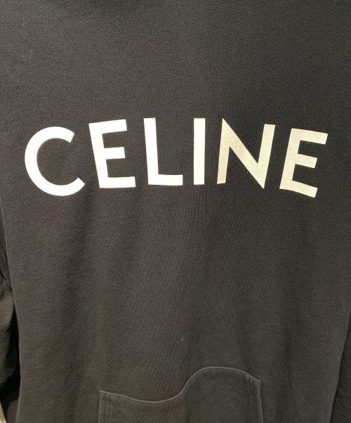 CELINE（セリーヌ）CELINE (セリーヌ) ルーズスウェットシャツ ブラック サイズ:XLの古着・服飾アイテム