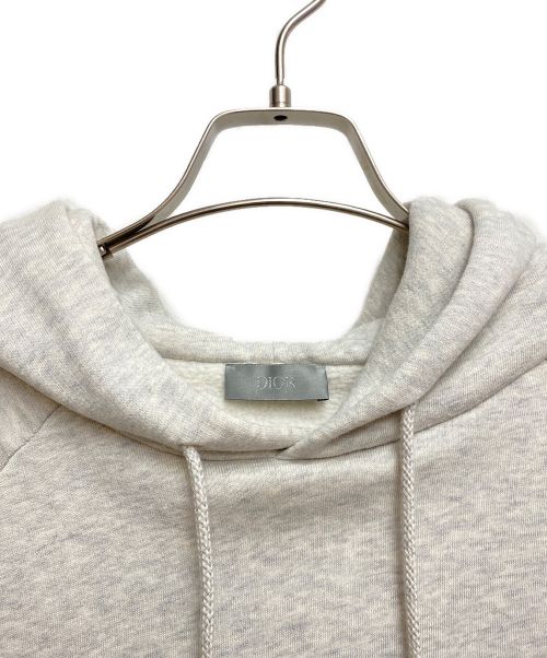 Dior（ディオール）Dior (ディオール) ERL (イーアールエル) Hooded Sweatshirt（フーディースウェットシャツ） グレー サイズ:XXLの古着・服飾アイテム