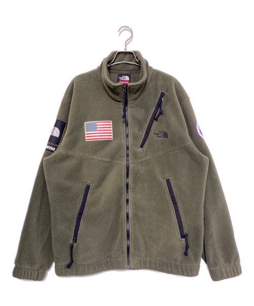 SUPREME（シュプリーム）SUPREME (シュプリーム) THE NORTH FACE (ザ ノース フェイス) Trans Antarctica Expedition Fleece Jacket グリーン サイズ:XLの古着・服飾アイテム