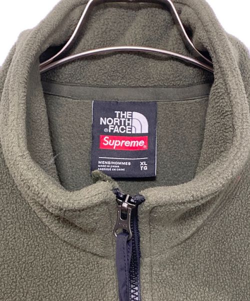 SUPREME（シュプリーム）SUPREME (シュプリーム) THE NORTH FACE (ザ ノース フェイス) Trans Antarctica Expedition Fleece Jacket グリーン サイズ:XLの古着・服飾アイテム