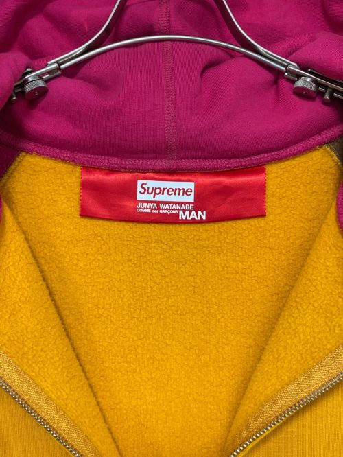 SUPREME（シュプリーム）SUPREME (シュプリーム) COMME des GARCONS JUNYA WATANABE MAN (コムデギャルソンジュンヤワタナベマン) Zip UP Hooded Sweatshirt マルチカラー サイズ:XLの古着・服飾アイテム