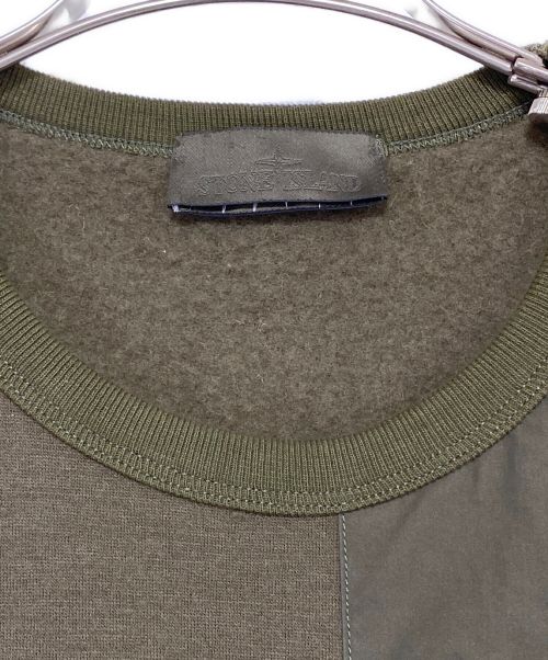 STONE ISLAND SHADOW PROJECT（ストーンアイランド シャドウプロジェクト）STONE ISLAND SHADOW PROJECT (ストーンアイランド シャドウプロジェクト) スウェット カーキ サイズ:Lの古着・服飾アイテム