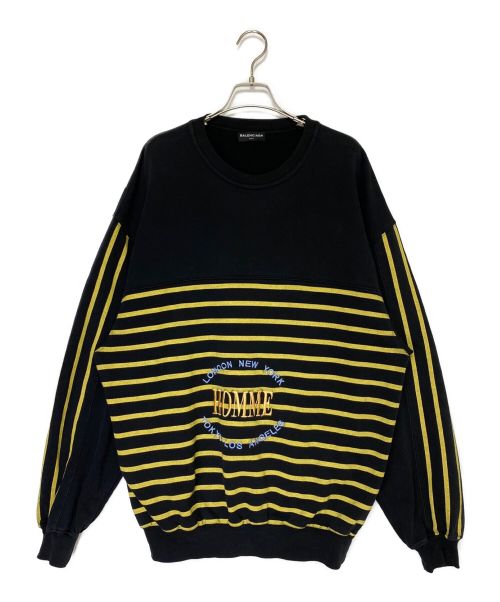 BALENCIAGA（バレンシアガ）BALENCIAGA (バレンシアガ) Homme Oversized Sweatshirt ブラック サイズ:Sの古着・服飾アイテム