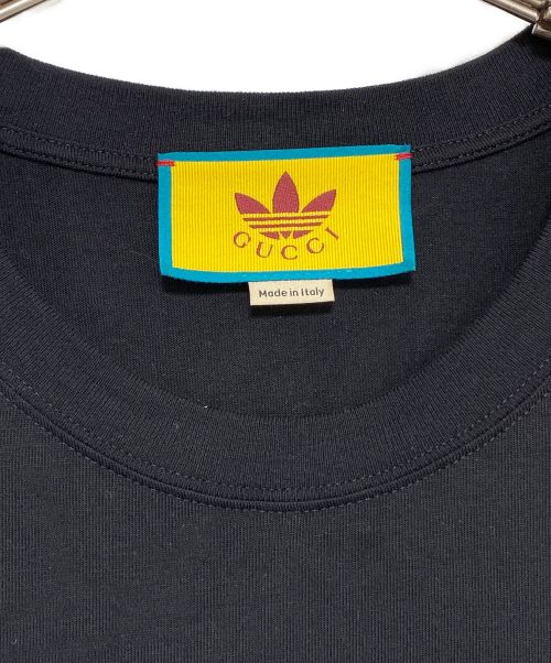 GUCCI（グッチ）GUCCI (グッチ) adidas (アディダス) Tシャツ ブラック サイズ:Sの古着・服飾アイテム
