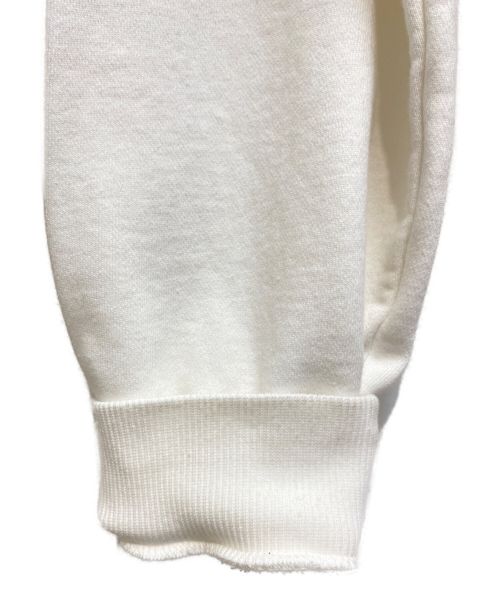 CELINE（セリーヌ）CELINE (セリーヌ) 23SS ラインストーン入りフーディー ホワイト サイズ:XXLの古着・服飾アイテム