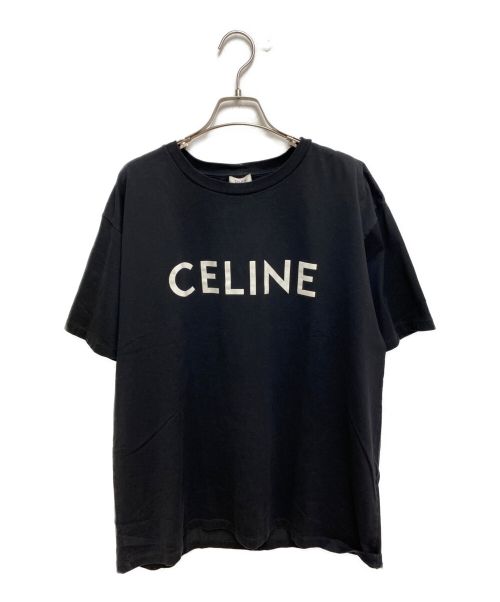 CELINE（セリーヌ）CELINE (セリーヌ) ルーズTシャツ ブラック サイズ:XLの古着・服飾アイテム