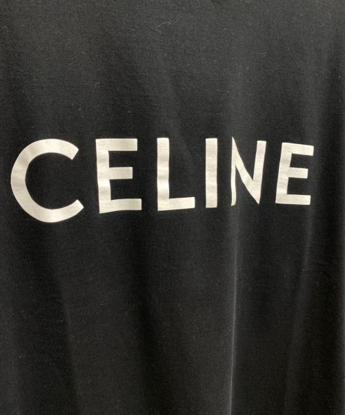 CELINE（セリーヌ）CELINE (セリーヌ) ルーズTシャツ ブラック サイズ:XLの古着・服飾アイテム