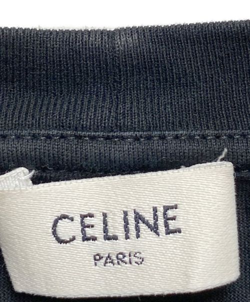 CELINE（セリーヌ）CELINE (セリーヌ) ルーズTシャツ ブラック サイズ:XLの古着・服飾アイテム
