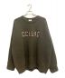 CELINE（セリーヌ）の古着「22AW OVERSIZED CELINE SWEATER IN RIBBED WOOL」｜オリーブ