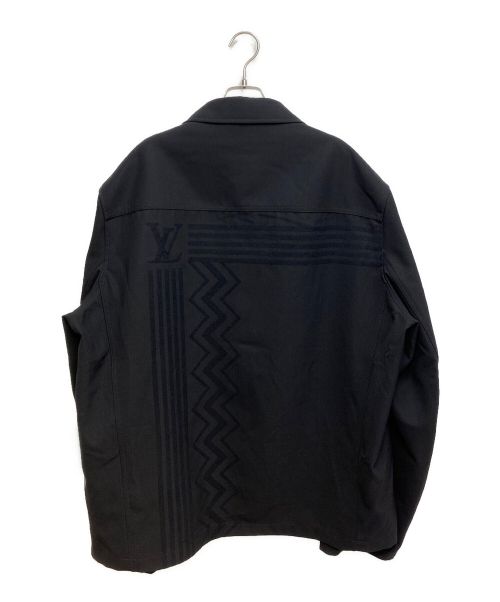 LOUIS VUITTON（ルイ ヴィトン）LOUIS VUITTON (ルイ ヴィトン) カラコラムシャツジャケット ブラック サイズ:60の古着・服飾アイテム