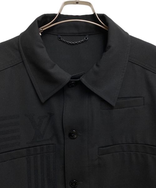 LOUIS VUITTON（ルイ ヴィトン）LOUIS VUITTON (ルイ ヴィトン) カラコラムシャツジャケット ブラック サイズ:60の古着・服飾アイテム