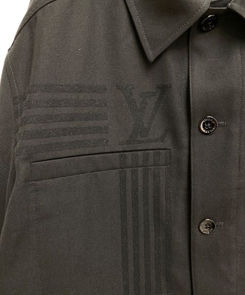 LOUIS VUITTON（ルイ ヴィトン）LOUIS VUITTON (ルイ ヴィトン) カラコラムシャツジャケット ブラック サイズ:60の古着・服飾アイテム