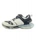 中古・古着 BALENCIAGA (バレンシアガ) TRACK CLEAR SOLE  ホワイト×ブラック サイズ:42：54800円