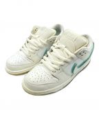 NIKE×Diamond SUPPLY CO.ナイキ×ダイヤモンドサプライ）の古着「SB DUNK LO WHITE TIFFANY WHITE/CHROME-BLACK-TROPICAL TWIST」｜ホワイト
