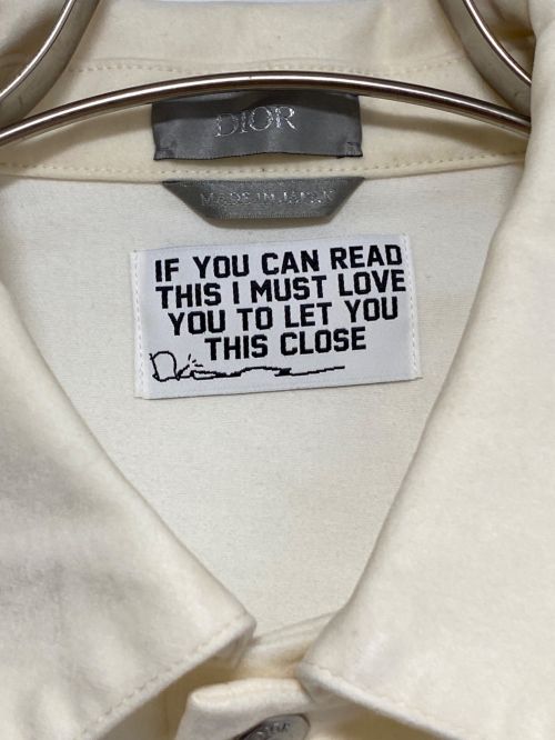 Dior（ディオール）Dior (ディオール) cactus jack (カクタスジャック) Overshirt ホワイト サイズ:44の古着・服飾アイテム