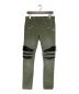 BALMAIN（バルマン）の古着「バイカーパンツ」｜カーキ