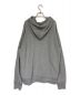 GUCCI (グッチ) GREY LOGO HOODIE グレー×ブルー サイズ:XL：49800円