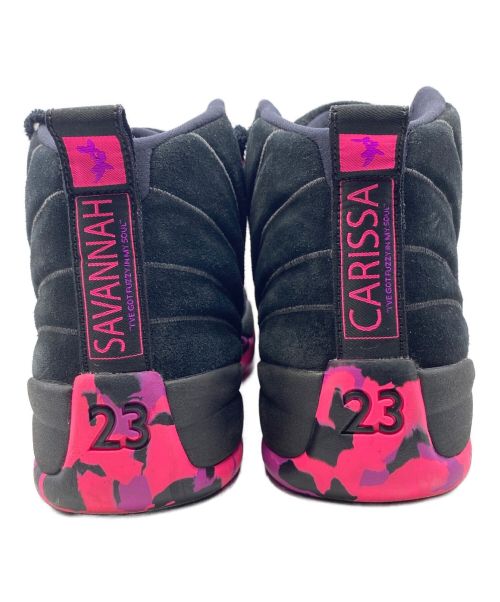 NIKE（ナイキ）NIKE (ナイキ) Jordan 12 Retro DB ブラック×ピンク サイズ:28cm （US 10）の古着・服飾アイテム