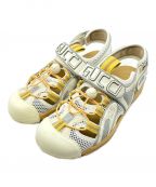 GUCCIグッチ）の古着「メッシュ ベルクロ サンダル」｜ベージュ