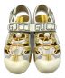GUCCI (グッチ) メッシュ ベルクロ サンダル ベージュ サイズ:6：32800円