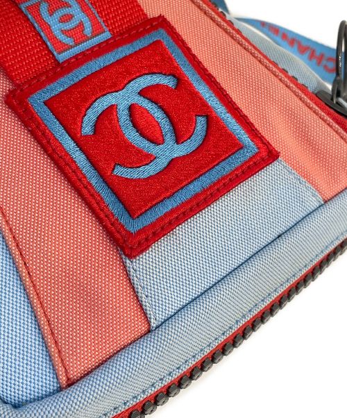 CHANEL（シャネル）CHANEL (シャネル) スポーツライン ショルダーバッグ ブルー×レッド サイズ:-の古着・服飾アイテム