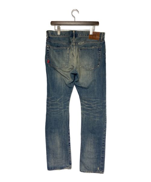 Hysteric Glamour（ヒステリックグラマー）Hysteric Glamour (ヒステリックグラマー) ROLLING STONES (ローリングストーンズ) スタッズデニムパンツ インディゴ サイズ:34の古着・服飾アイテム