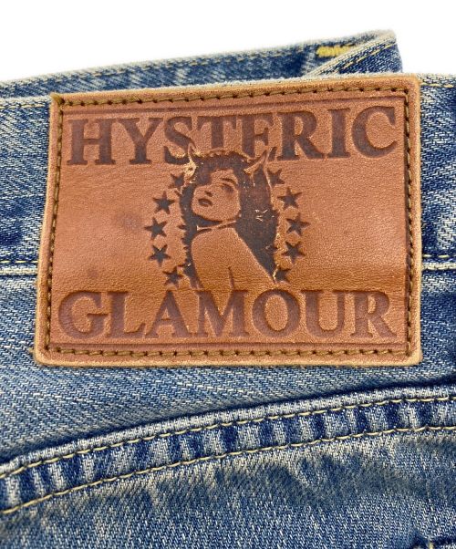 Hysteric Glamour（ヒステリックグラマー）Hysteric Glamour (ヒステリックグラマー) ROLLING STONES (ローリングストーンズ) スタッズデニムパンツ インディゴ サイズ:34の古着・服飾アイテム