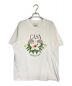 CASABLANCA（カサブランカ）の古着「Casa Tennis Club Printed T-Shirt」｜ホワイト