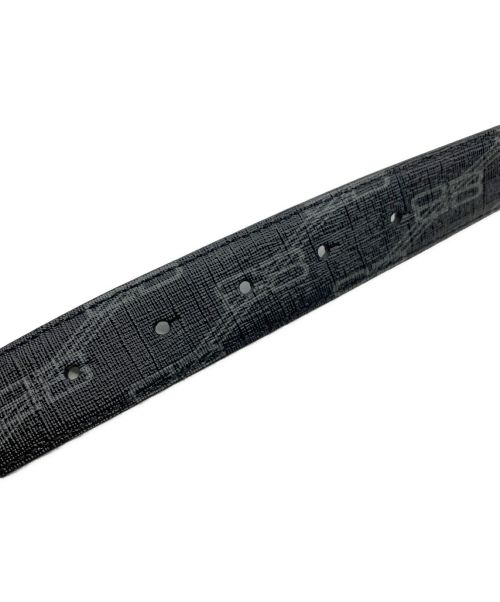 BALENCIAGA（バレンシアガ）BALENCIAGA (バレンシアガ) REVERSIBLE BB MONOGRAM BELT ブラック サイズ:-の古着・服飾アイテム
