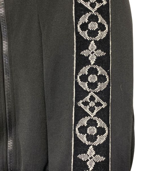 LOUIS VUITTON（ルイ ヴィトン）LOUIS VUITTON (ルイ ヴィトン) LV フラワーバンド トラックジャケット ジャージ モノグラム ブラック サイズ:4Lの古着・服飾アイテム