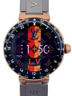 LOUIS VUITTON（ルイ ヴィトン）の古着「タンブール ホライゾン ライト・アップ マットブラウン」