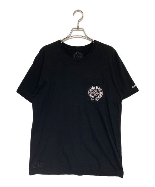 CHROME HEARTS（クロムハーツ）CHROME HEARTS (クロムハーツ) CH プラスクロス ポケット 半袖 Tシャツ  ブラック サイズ:Lの古着・服飾アイテム