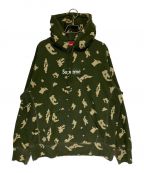 SUPREMEシュプリーム）の古着「Box Logo Hooded Sweatshirt Camo」｜オリーブ