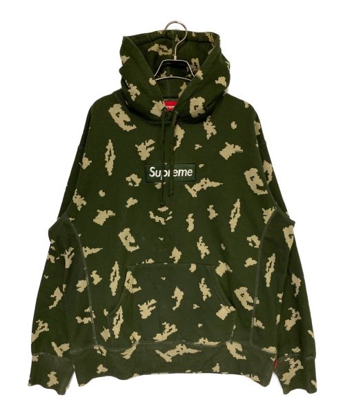 SUPREME（シュプリーム）SUPREME (シュプリーム) Box Logo Hooded Sweatshirt Camo オリーブ サイズ:Mの古着・服飾アイテム