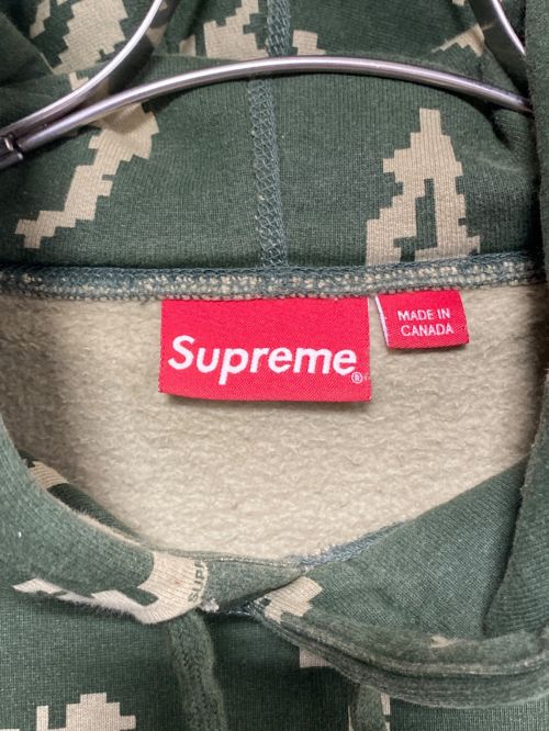 SUPREME（シュプリーム）SUPREME (シュプリーム) Box Logo Hooded Sweatshirt Camo オリーブ サイズ:Mの古着・服飾アイテム