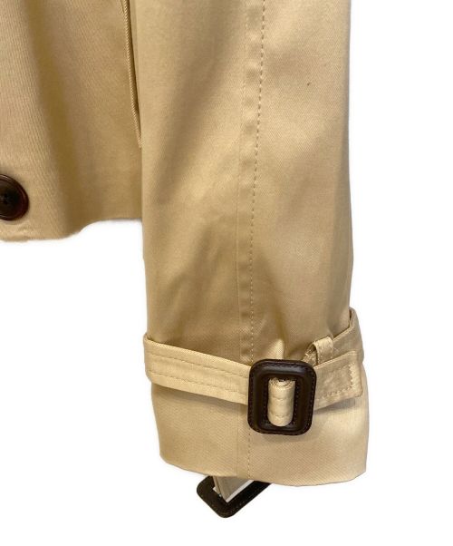 Maison Margiela（メゾンマルジェラ）Maison Margiela (メゾンマルジェラ) ショート トレンチ ジャケット ベージュ サイズ:48の古着・服飾アイテム