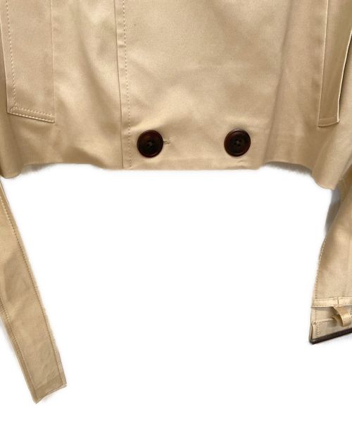 Maison Margiela（メゾンマルジェラ）Maison Margiela (メゾンマルジェラ) ショート トレンチ ジャケット ベージュ サイズ:48の古着・服飾アイテム