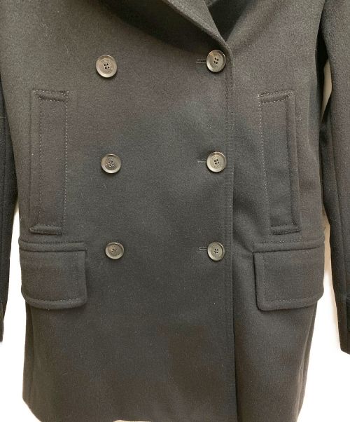 GUCCI（グッチ）GUCCI (グッチ) Pコート ブラック サイズ:36の古着・服飾アイテム