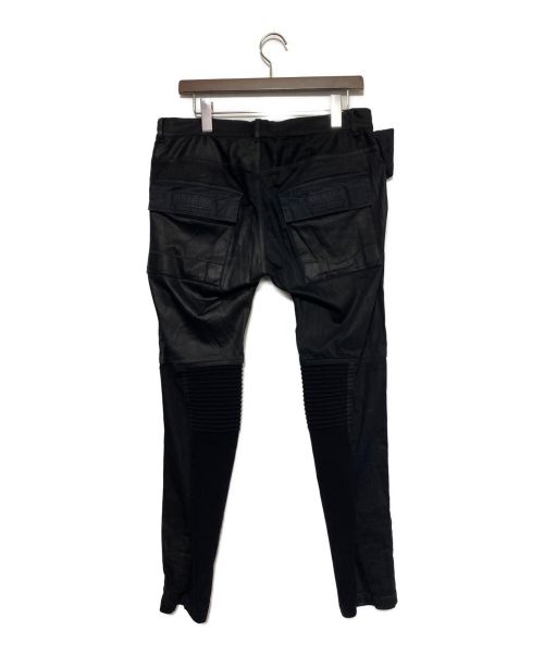 RICK OWENS（リックオウエンス）RICK OWENS (リック オウエンス) メンフィスバイカーパンツ ブラック サイズ:48の古着・服飾アイテム
