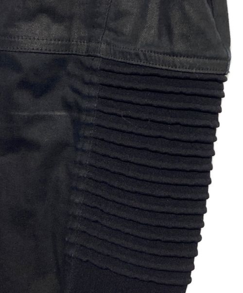RICK OWENS（リックオウエンス）RICK OWENS (リック オウエンス) メンフィスバイカーパンツ ブラック サイズ:48の古着・服飾アイテム