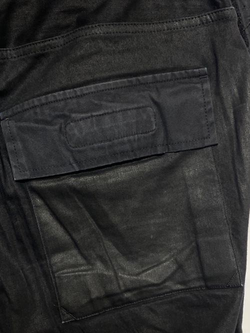 RICK OWENS（リックオウエンス）RICK OWENS (リック オウエンス) メンフィスバイカーパンツ ブラック サイズ:48の古着・服飾アイテム