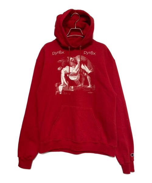 PYREX VISION（パイレックス ヴィジョン）PYREX VISION (パイレックス ヴィジョン) パーカー レッド サイズ:Mの古着・服飾アイテム